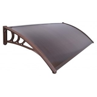 Daszek plastikowy Eko 80x150cm brązowy