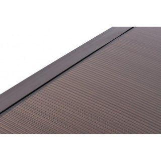 Daszek plastikowy Eko 80x150cm brązowy