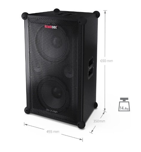 Wysokowydajny głośnik przenośny Sharp SumoBox CP-LS200 | Sharp | Głośnik przenośny | SUMOBOX Pro CP-LS200 Wysokowydajny | 200 W Wysokowydajny głośnik przenośny Sharp SumoBox CP-LS200 | Sharp | Głośnik przenośny | SUMOBOX Pro CP-LS200 Wysokowydajny | 200 W