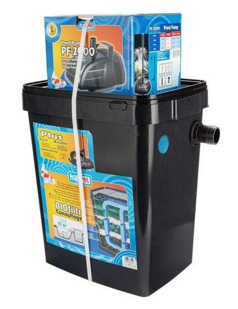 Filtr stawowy Biofiltr Kamuflaż Plus Happet + pompa Filtr stawowy Biofiltr Kamuflaż Plus Happet + pompa