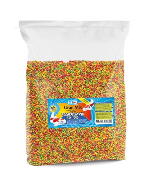 Granulki mix Happet trójkolorowe 40l Granulki mix Happet trójkolorowe 40l
