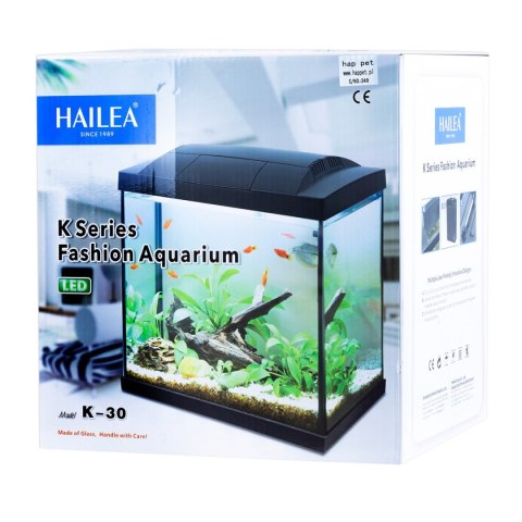 Akwarium Hailea K30 30l czarne Akwarium Hailea K30 30l czarne
