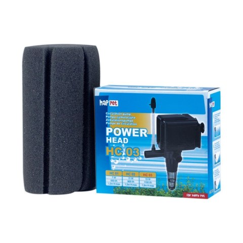 Pompa power head HC02 Happet + gąbka 15 cm Pompa power head HC02 Happet + gąbka 15 cm