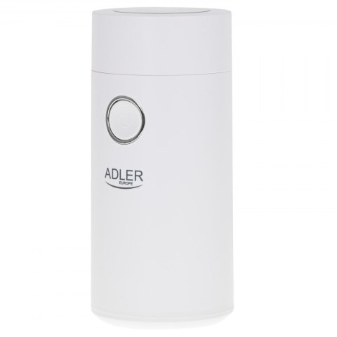 Adler | AD 4446ws | Młynek do kawy | 150 W | Pojemność ziaren kawy 75 g | Liczba filiżanek szt. | Biały Adler | AD 4446ws | Młynek do kawy | 150 W | Pojemność ziaren kawy 75 g | Liczba filiżanek szt. | Biały