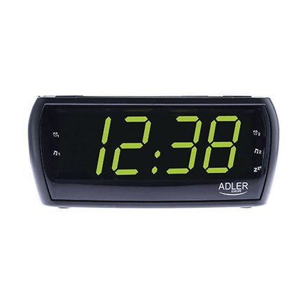 Adler | Budzik radiowy | AD 1121 | Funkcja alarmu | Czarny Adler | Budzik radiowy | AD 1121 | Funkcja alarmu | Czarny