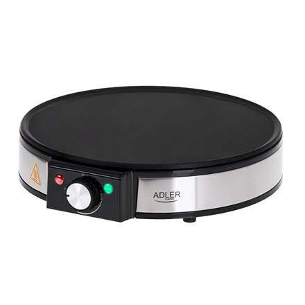 Adler | Crepe Maker | AD 3058 | 1600 W | Ilość ciasta 1 | Crepe | Stal nierdzewna/czarny Adler | Crepe Maker | AD 3058 | 1600 W | Ilość ciasta 1 | Crepe | Stal nierdzewna/czarny