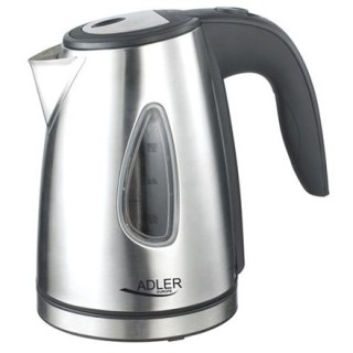 Adler | Czajnik | AD 1203 | Standard | 1630 W | 1 L | Stal nierdzewna | Podstawa obrotowa 360° | Stal nierdzewna