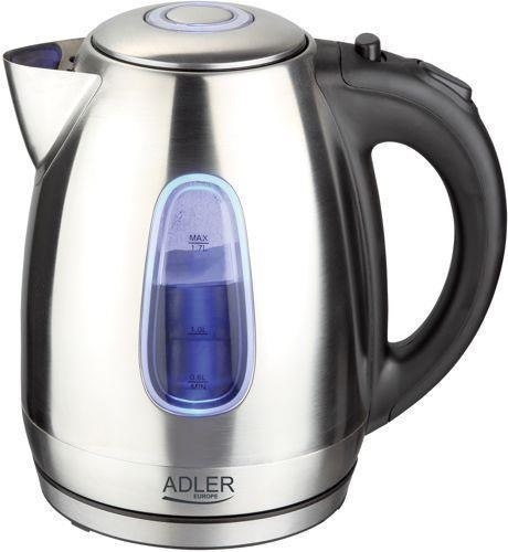 Adler | Czajnik | AD 1223 | Standard | 2200 W | 1,7 L | Stal nierdzewna | Podstawa obrotowa 360° | Stal nierdzewna Adler | Czajnik | AD 1223 | Standard | 2200 W | 1,7 L | Stal nierdzewna | Podstawa obrotowa 360° | Stal nierdzewna