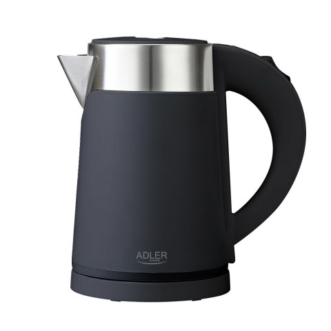 Adler | Czajnik | AD 1372 | Elektryczny | 800 W | 0,6 L | Plastik/stal nierdzewna | Podstawa obrotowa 360° | Czarny Adler | Czajnik | AD 1372 | Elektryczny | 800 W | 0,6 L | Plastik/stal nierdzewna | Podstawa obrotowa 360° | Czarny