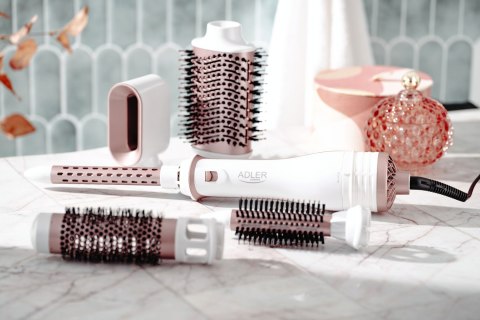 Adler Hair Styler 5 in 1 AD 2027, Number of heating levels 2, 1200 W, Pearl White, Rose Gold Adler Hair Styler 5 in 1 AD 2027, Number of heating levels 2, 1200 W, Pearl White, Rose Gold