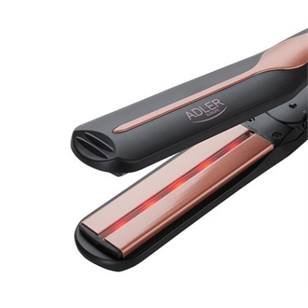 Adler | Prostownica | AD 2318 | Technologia podczerwieni | Technologia ciepła PTC | Maksymalna temperatura 230 °C | Czarny | Róż Adler | Prostownica | AD 2318 | Technologia podczerwieni | Technologia ciepła PTC | Maksymalna temperatura 230 °C | Czarny | Róż