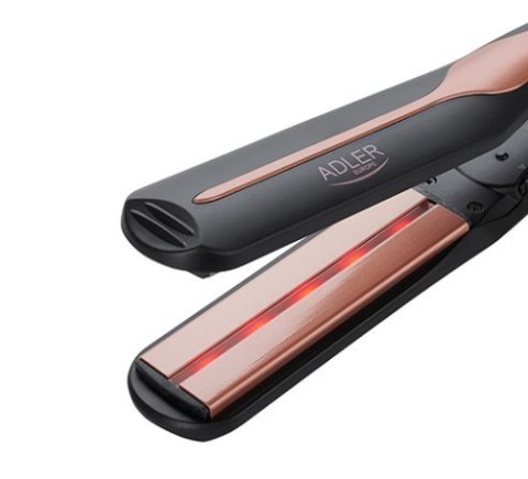 Adler | Prostownica | AD 2318 | Technologia podczerwieni | Technologia ciepła PTC | Maksymalna temperatura 230 °C | Czarny | Róż Adler | Prostownica | AD 2318 | Technologia podczerwieni | Technologia ciepła PTC | Maksymalna temperatura 230 °C | Czarny | Róż