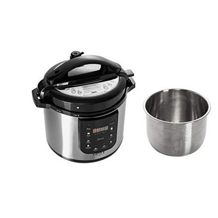 Camry | Szybkowar | CR 6409 | 1500 W | Aluminiowy garnek | 6 L | Liczba programów 8 | Stal nierdzewna/czarny Camry | Szybkowar | CR 6409 | 1500 W | Aluminiowy garnek | 6 L | Liczba programów 8 | Stal nierdzewna/czarny