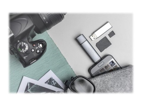DIGITUS Podwójny czytnik kart Hub USB-C / USB 3.0, OTG | Digitus | Czytnik kart - USB 3.0/USB-C | DA-70886 DIGITUS Podwójny czytnik kart Hub USB-C / USB 3.0, OTG | Digitus | Czytnik kart - USB 3.0/USB-C | DA-70886