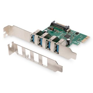 Digitus | Adapter USB | PCI Express 2.0 x1 | 5 Gbps