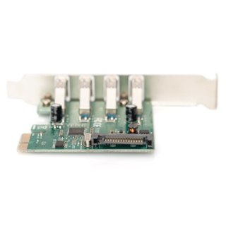Digitus | Adapter USB | PCI Express 2.0 x1 | 5 Gbps