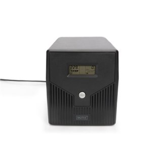Digitus | Line-Interactive UPS | Line-Interactive UPS DN-170075, 1500VA, 900W, 2x akumulator 12V/9Ah, 4x gniazdo CEE 7/7, 2x RJ4