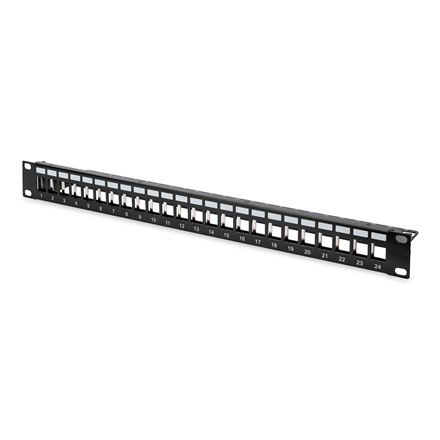 Digitus | Patch panel | DN-91411 | Wysokość (w szafie) 1U | 24 porty Digitus | Patch panel | DN-91411 | Wysokość (w szafie) 1U | 24 porty