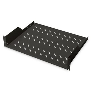 Digitus | Półka Rack | DN-19 TRAY-2-SW | RAL 9005 | Wysokość (jednostki Rack) 2U