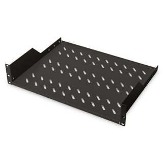Digitus | Półka Rack | DN-19 TRAY-2-SW | RAL 9005 | Wysokość (jednostki Rack) 2U