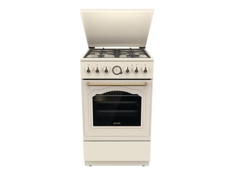 Gorenje Cooker | GKS5B70CLI | Hob type Gas | Oven type Electric | Sandy | Width 50 cm | Depth 59.4 cm | 70 L Gorenje Cooker | GKS5B70CLI | Hob type Gas | Oven type Electric | Sandy | Width 50 cm | Depth 59.4 cm | 70 L