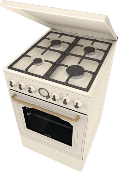 Gorenje Cooker | GKS5B70CLI | Hob type Gas | Oven type Electric | Sandy | Width 50 cm | Depth 59.4 cm | 70 L Gorenje Cooker | GKS5B70CLI | Hob type Gas | Oven type Electric | Sandy | Width 50 cm | Depth 59.4 cm | 70 L