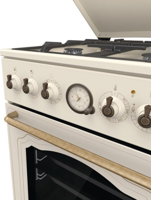 Gorenje Cooker | GKS5B70CLI | Hob type Gas | Oven type Electric | Sandy | Width 50 cm | Depth 59.4 cm | 70 L Gorenje Cooker | GKS5B70CLI | Hob type Gas | Oven type Electric | Sandy | Width 50 cm | Depth 59.4 cm | 70 L