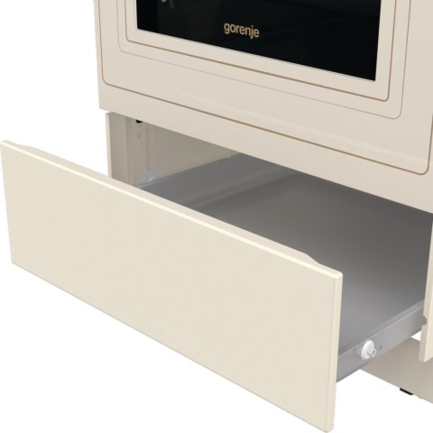 Gorenje Cooker | GKS5B70CLI | Hob type Gas | Oven type Electric | Sandy | Width 50 cm | Depth 59.4 cm | 70 L Gorenje Cooker | GKS5B70CLI | Hob type Gas | Oven type Electric | Sandy | Width 50 cm | Depth 59.4 cm | 70 L