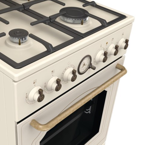 Gorenje Cooker | GKS5B70CLI | Hob type Gas | Oven type Electric | Sandy | Width 50 cm | Depth 59.4 cm | 70 L Gorenje Cooker | GKS5B70CLI | Hob type Gas | Oven type Electric | Sandy | Width 50 cm | Depth 59.4 cm | 70 L