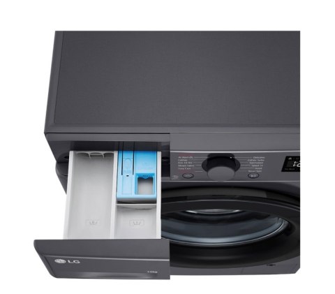 LG F2WR508S2M Pralka, A, ładowana od frontu, Pojemność prania 10 kg, Głębokość 56,5 cm, 1400 obr/min, Środkowy czarny | LG | Pra LG F2WR508S2M Pralka, A, ładowana od frontu, Pojemność prania 10 kg, Głębokość 56,5 cm, 1400 obr/min, Środkowy czarny | LG | Pra