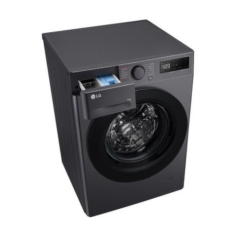 LG F2WR508S2M Pralka, A, ładowana od frontu, Pojemność prania 10 kg, Głębokość 56,5 cm, 1400 obr/min, Środkowy czarny | LG | Pra LG F2WR508S2M Pralka, A, ładowana od frontu, Pojemność prania 10 kg, Głębokość 56,5 cm, 1400 obr/min, Środkowy czarny | LG | Pra