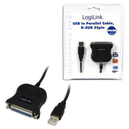 Logilink | Adapter równoległy | Adapter USB do DSUB-25 Logilink | Adapter równoległy | Adapter USB do DSUB-25
