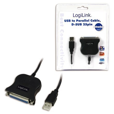 Logilink | Adapter równoległy | Adapter USB do DSUB-25 Logilink | Adapter równoległy | Adapter USB do DSUB-25