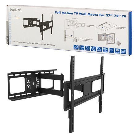 Logilink BP0028 Uchwyt ścienny TV, 37"-70", pochylenie +10°-20°, obrót +-90°, 475 mm | Logilink | Uchwyt ścienny | 37-70 " | Mak Logilink BP0028 Uchwyt ścienny TV, 37"-70", pochylenie +10°-20°, obrót +-90°, 475 mm | Logilink | Uchwyt ścienny | 37-70 " | Mak