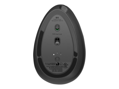 Logitech | Ergonomiczna mysz | MX VERTICAL | Bezprzewodowa | USB, Bluetooth | Grafitowa Logitech | Ergonomiczna mysz | MX VERTICAL | Bezprzewodowa | USB, Bluetooth | Grafitowa