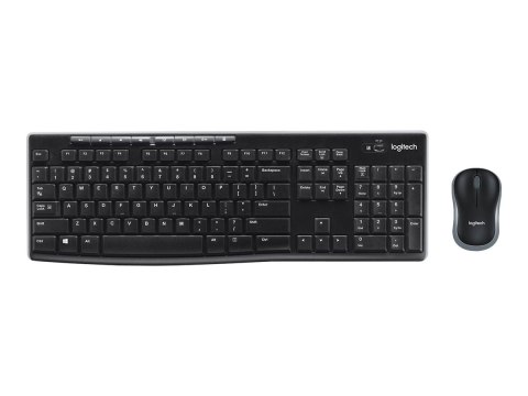 Logitech MK270 | Zestaw klawiatura i mysz | Bezprzewodowy | USA | Czarny Logitech MK270 | Zestaw klawiatura i mysz | Bezprzewodowy | USA | Czarny