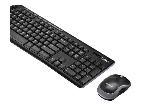 Logitech MK270 | Zestaw klawiatura i mysz | Bezprzewodowy | USA | Czarny Logitech MK270 | Zestaw klawiatura i mysz | Bezprzewodowy | USA | Czarny