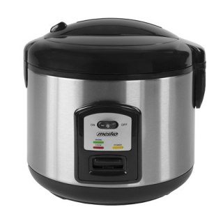 Mesko | Urządzenie do gotowania ryżu | MS 6411 | 1000 W | 1,5 L | Czarny/stal nierdzewna
