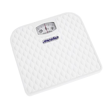 Mesko | Waga | MS 8160 | Mechaniczna | Maksymalna waga (udźwig) 130 kg | Dokładność 1000 g | Biała Mesko | Waga | MS 8160 | Mechaniczna | Maksymalna waga (udźwig) 130 kg | Dokładność 1000 g | Biała