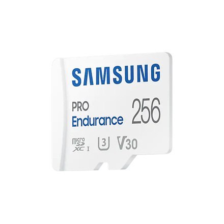 Samsung | PRO Endurance | MB-MJ256KA/EU | 256 GB | Karta pamięci microSD | Pamięć flash klasy U3, V30, Class 10 | Adapter SD Samsung | PRO Endurance | MB-MJ256KA/EU | 256 GB | Karta pamięci microSD | Pamięć flash klasy U3, V30, Class 10 | Adapter SD