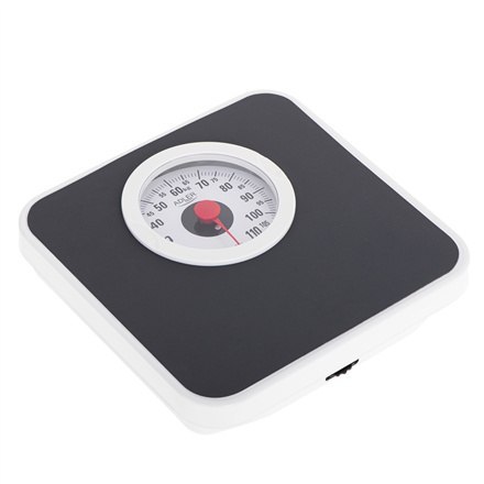 Waga łazienkowa mechaniczna Adler AD 8178 o pojemności 120 kg, dokładność 1000 g, kolor czarny. Dodatkowo wyposażona w antypośli Waga łazienkowa mechaniczna Adler AD 8178 o pojemności 120 kg, dokładność 1000 g, kolor czarny. Dodatkowo wyposażona w antypośli