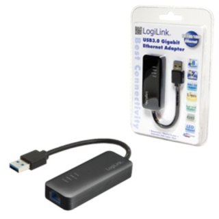 Logilink | Adapter USB 3.0 do Gigabit | Adapter sieciowy | Ethernet | Fast Ethernet | Gigabit Ethernet | SuperSpeed USB 3.0