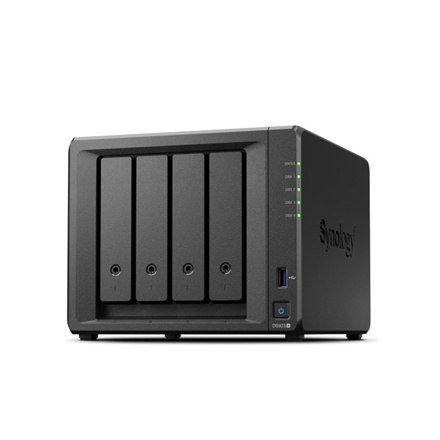 Synology | 4-Bay | DS923+ | Do 4 HDD/SSD Hot-Swap | AMD | Ryzen R1600 | Częstotliwość procesora 2,6 GHz | 4 GB Synology | 4-Bay | DS923+ | Do 4 HDD/SSD Hot-Swap | AMD | Ryzen R1600 | Częstotliwość procesora 2,6 GHz | 4 GB