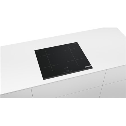 Bosch | Płyta | PUE63KBB6E | Indukcja | Liczba palników/stref gotowania 4 | Dotykowy | Timer | Czarny Bosch | Płyta | PUE63KBB6E | Indukcja | Liczba palników/stref gotowania 4 | Dotykowy | Timer | Czarny