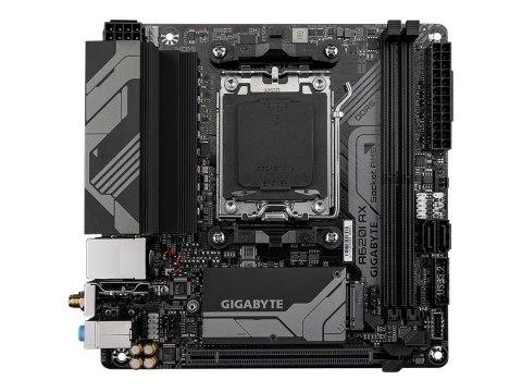 Gigabyte | A620I AX 1.0 | Rodzina procesorów AMD | Gniazdo procesora AM5 | DDR5 DIMM | Obsługiwane interfejsy dysków twardych SA Gigabyte | A620I AX 1.0 | Rodzina procesorów AMD | Gniazdo procesora AM5 | DDR5 DIMM | Obsługiwane interfejsy dysków twardych SA