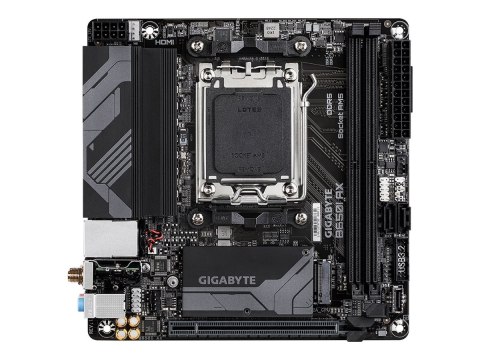 Gigabyte | B650I AX 1.0 | Rodzina procesora AMD | Gniazdo procesora AM5 | Pamięć DDR5 DIMM | Obsługiwane interfejsy dysków tward Gigabyte | B650I AX 1.0 | Rodzina procesora AMD | Gniazdo procesora AM5 | Pamięć DDR5 DIMM | Obsługiwane interfejsy dysków tward