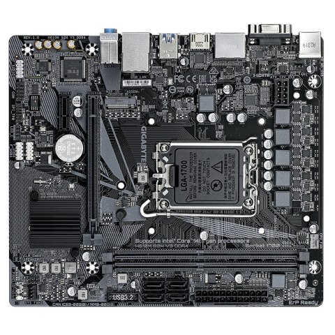 Gigabyte H610M S2H V3 DDR4 G1.0 | Gniazdo procesora LGA1700 | Typ chipsetu Intel H610 | Obsługiwana technologia pamięci RAM DDR4 Gigabyte H610M S2H V3 DDR4 G1.0 | Gniazdo procesora LGA1700 | Typ chipsetu Intel H610 | Obsługiwana technologia pamięci RAM DDR4