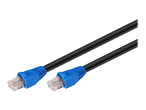 Goobay CAT 6 Outdoor Patch Cable, U/UTP, 60 m, Black Goobay CAT 6 Outdoor Patch Cable, U/UTP, 60 m, Black