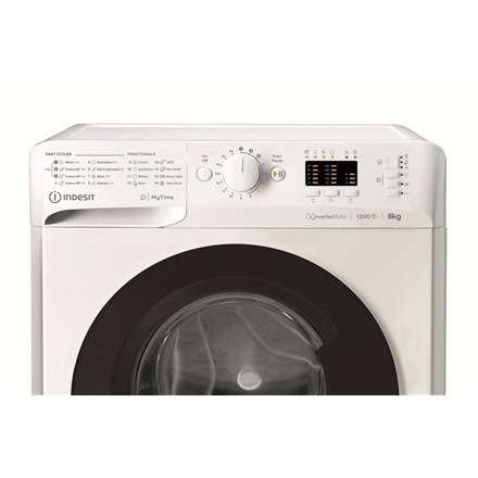 INDESIT | MTWSA 61294 WK EE | Pralka | Klasa efektywności energetycznej C | Ładowana od frontu | Pojemność prania 6 kg | 1151 ob INDESIT | MTWSA 61294 WK EE | Pralka | Klasa efektywności energetycznej C | Ładowana od frontu | Pojemność prania 6 kg | 1151 ob