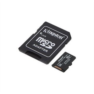 Kingston Industrial | Karta pamięci flash | 16 GB | Karta pamięci microSDHC UHS-I | Klasa prędkości A1 / Klasa wideo V30 / UHS-I